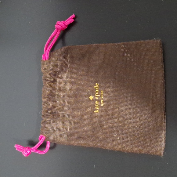 KATE SPADE NY PURPLE BAJA ROSE HINGED TURN LOCK PYRAMID BANGLE BRACELET CUFF - Picture 5 of 9